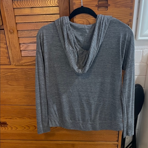 Abercrombie & Fitch Charcoal Women's Hoodie - Picture 6 of 6